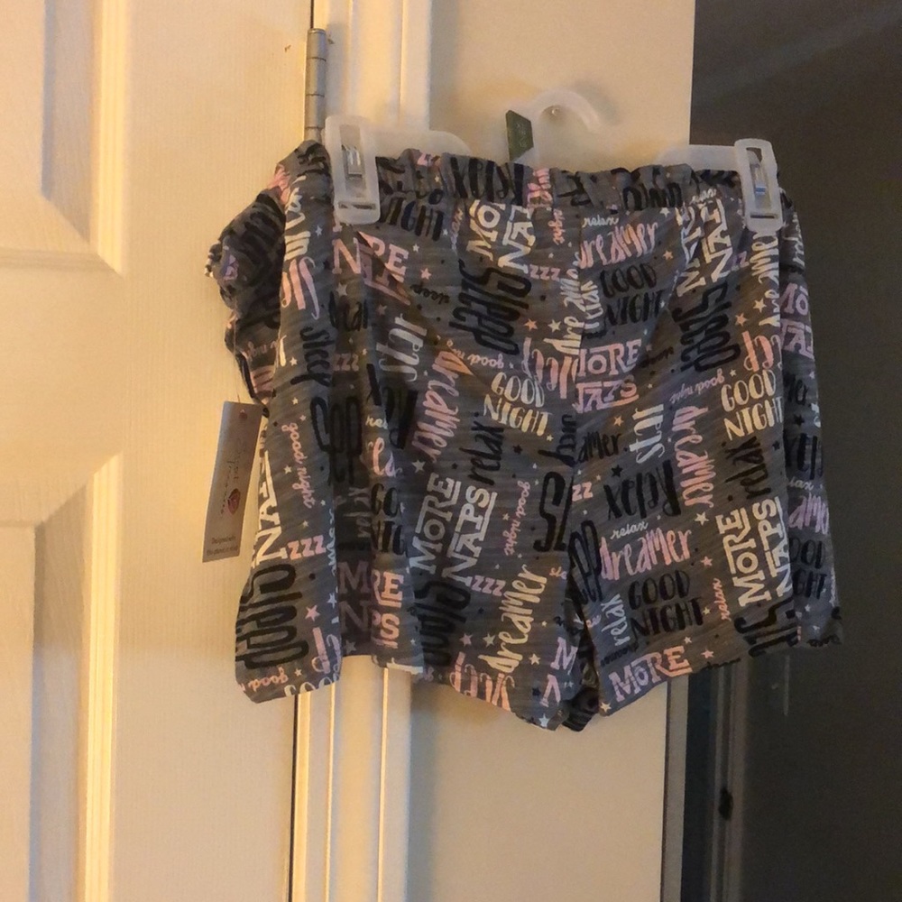 Ladies Knit Pajama Shorts -Cotton😍Goodnight- More Naps-Sleep-Dreamers.. - Picture 2 of 2